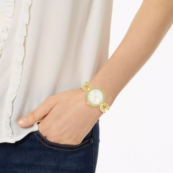 Charter Club Accessories Charter Club Womens Goldtone Pave Chain